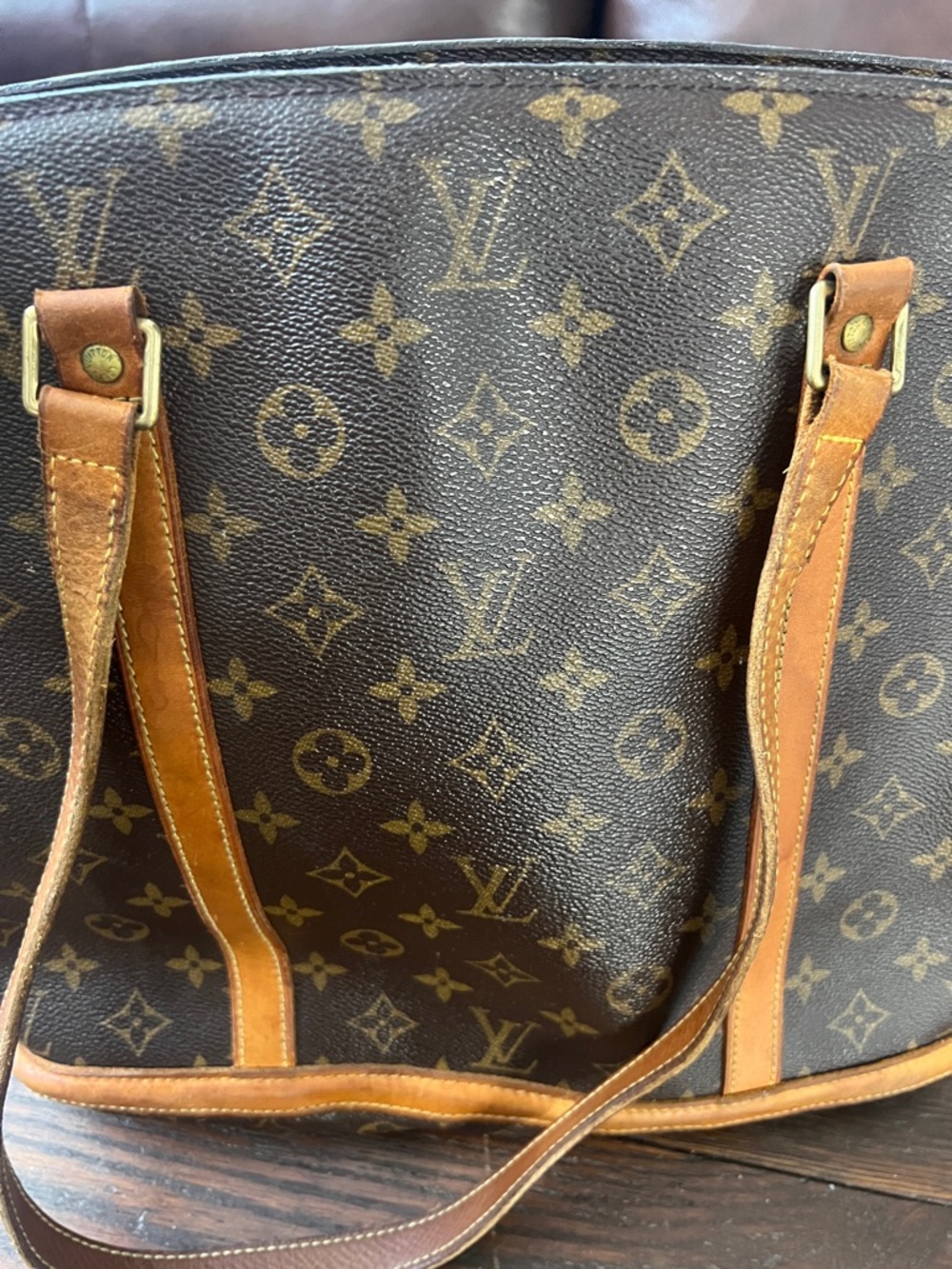 Authentic tote Louis Vuitton Monogram Canvas Babylone - Picture 8 of 11